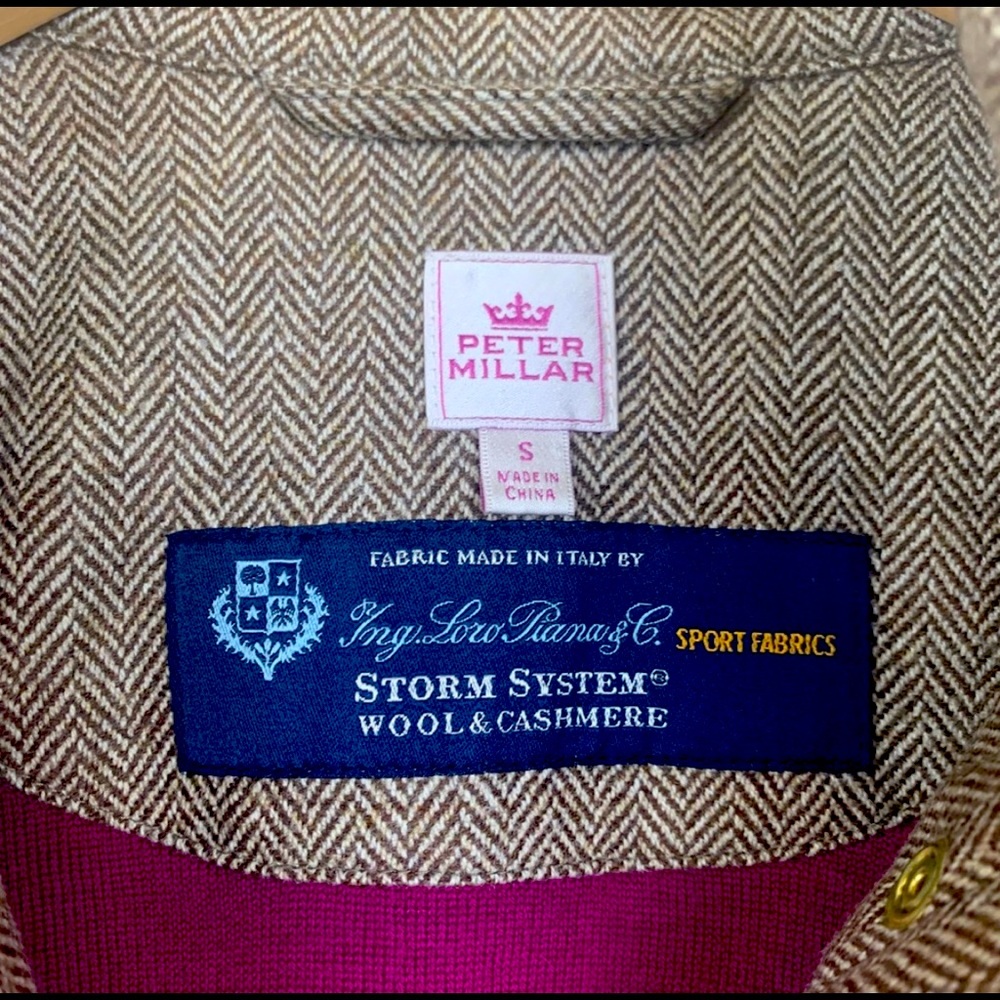 Peter Millar Storm System Wool Cashmere Jacket S